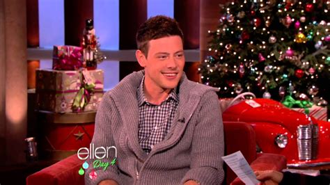 cory monteith on ellen